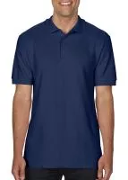 Premium Cotton Double Piqué Polo Navy