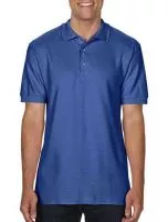 Premium Cotton Double Piqué Polo Flo Blue