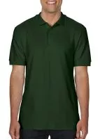 Premium Cotton Double Piqué Polo Forest Green