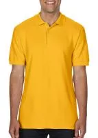 Premium Cotton Double Piqué Polo Gold