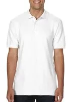 Premium Cotton Double Piqué Polo Fehér