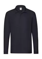 Premium Long Sleeve Polo Deep Navy