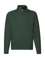 Premium Zip Neck Sweat Bottle Green