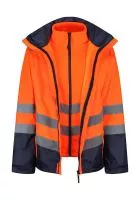 Pro Hi Vis 3-in-1 Jacket Orange/Navy