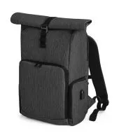 Q-Tech Charge Roll-Top Backpack Granite Marl