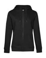 QUEEN Zipped Hood_° Black Pure