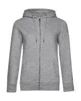 QUEEN Zipped Hood_° Heather Grey