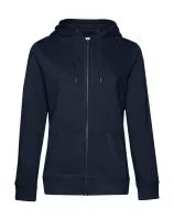 QUEEN Zipped Hood_° Navy Blue