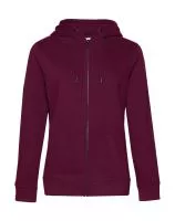 QUEEN Zipped Hood_° Dark Cherry