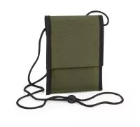 Recycled Cross Body Pouch Military Green