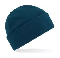 Recycled Fleece Cuffed Beanie Petrol