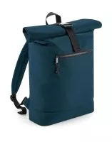 Recycled Roll-Top Backpack Petrol