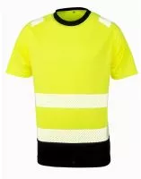 Recycled Safety T-Shirt Fluorescent Yellow