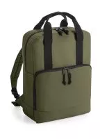 Recycled Twin Handle Cooler Backpack Military Green