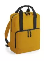Recycled Twin Handle Cooler Backpack Mustard