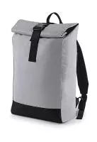 Reflective Roll-Top Backpack Silver Reflective