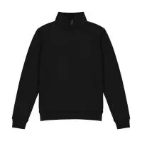 Regular Fit 1/4 Zip Sweatshirt Black