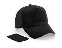 Removable Patch 5 Panel Cap Black