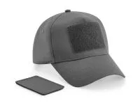 Removable Patch 5 Panel Cap Graphite Grey