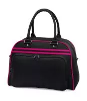 Retro Bowling Bag Black/Fuchsia