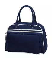 Retro Bowling Bag French Navy/White