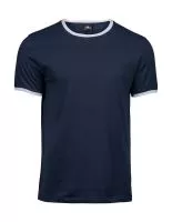 Ringer Tee Navy/White