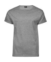 Roll-Up Tee Heather Grey