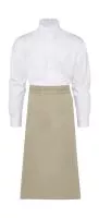 ROME Medium Length Bistro Apron Natural