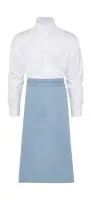 ROME Medium Length Bistro Apron Sky Blue