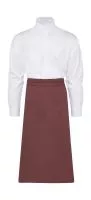 ROME Medium Length Bistro Apron Terracotta