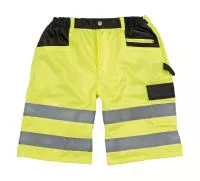 Safety Cargo Shorts Fluorescent Yellow