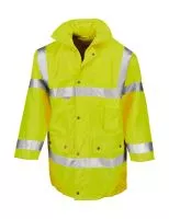 Safety Jacket  Fluorescent Yellow