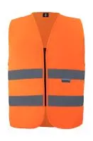 Safety Vest with Zipper "Cologne" Narancssárga