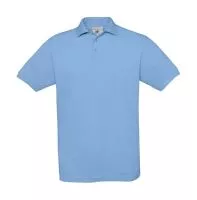 Safran Piqué Polo Sky Blue