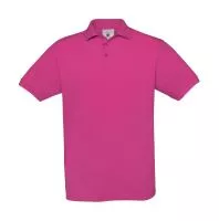 Safran Piqué Polo Fuchsia