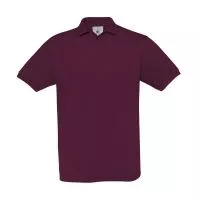 Safran Piqué Polo Burgundy