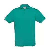 Safran Piqué Polo Real Turquoise