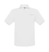 Safran Pocket Polo Fehér