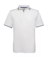 Safran Sport Tipped Polo White/Royal