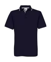 Safran Sport Tipped Polo Navy/White