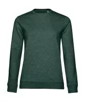 #Set In /women French Terry Heather Dark Green