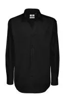 Sharp LSL/men Twill Shirt  Black