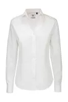 Sharp LSL/women Twill Shirt Fehér