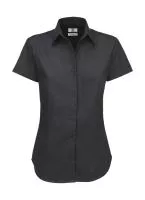 Sharp SSL/women Twill Shirt  Dark Grey
