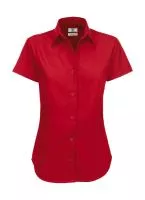 Sharp SSL/women Twill Shirt  Deep Red