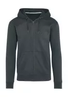 Signature Tagless Kapucnis felső Full Zip Unisex Charcoal