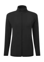 Signature Tagless Microfleece Full Zip Women Dark Black