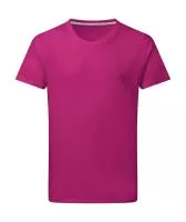 Signature Tagless Tee Men Dark Pink