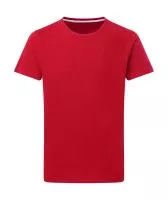 Signature Tagless Tee Men Piros