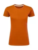 Signature Tagless Tee Women Narancssárga